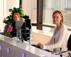 Our reception - we're always friendly!