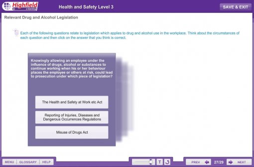 Health and Safety Level 3